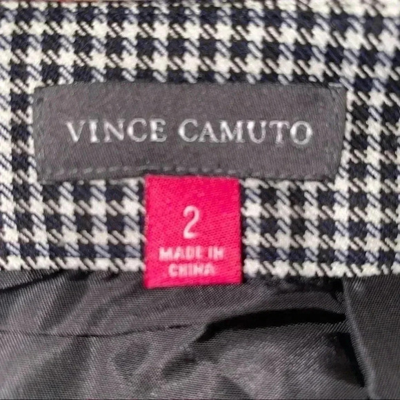 VINCE Camuto Houndstooth Skirt Size 2 NWOT - Picture 9 of 9